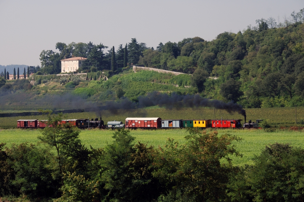 treno a vapore in Franciacorta