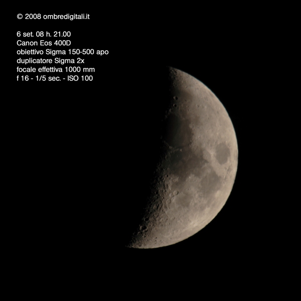 luna primo quarto